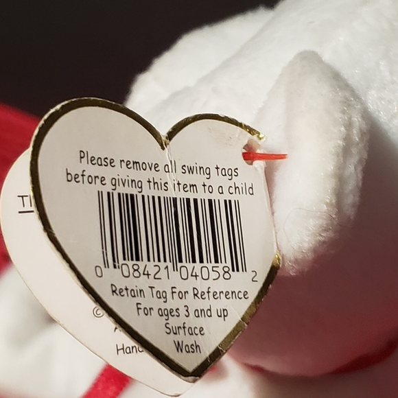 Vintage Beanie Baby 'Valentino' February 14, 1994 - Picture 7 of 8